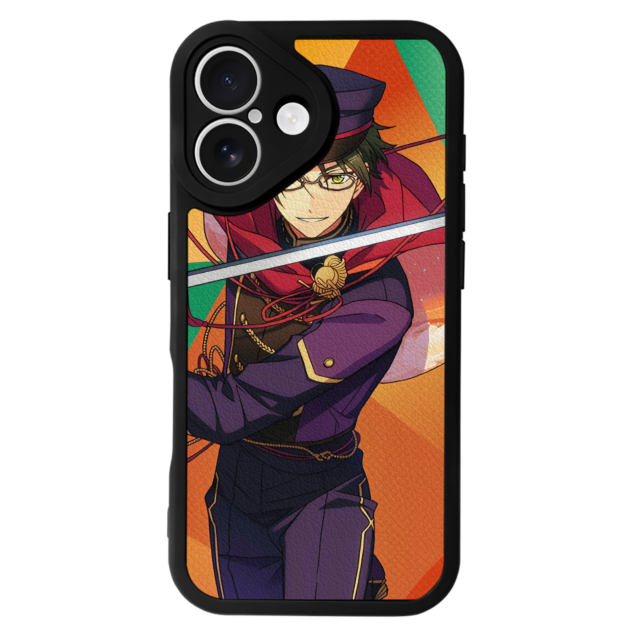 （画像用） あんさんぶるスターズ! Ensemble Stars 【iPhone 16シリーズ対応】シリコンスマホケース（レザー調） 材質：シリコン